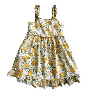 Cynthia Rowley Girls‎ Lemon Print Sun Dress Size 8